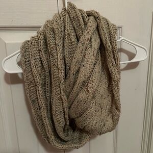 C.C Soft Stretch Colorful Confetti Cable Knit Infinity Scarf